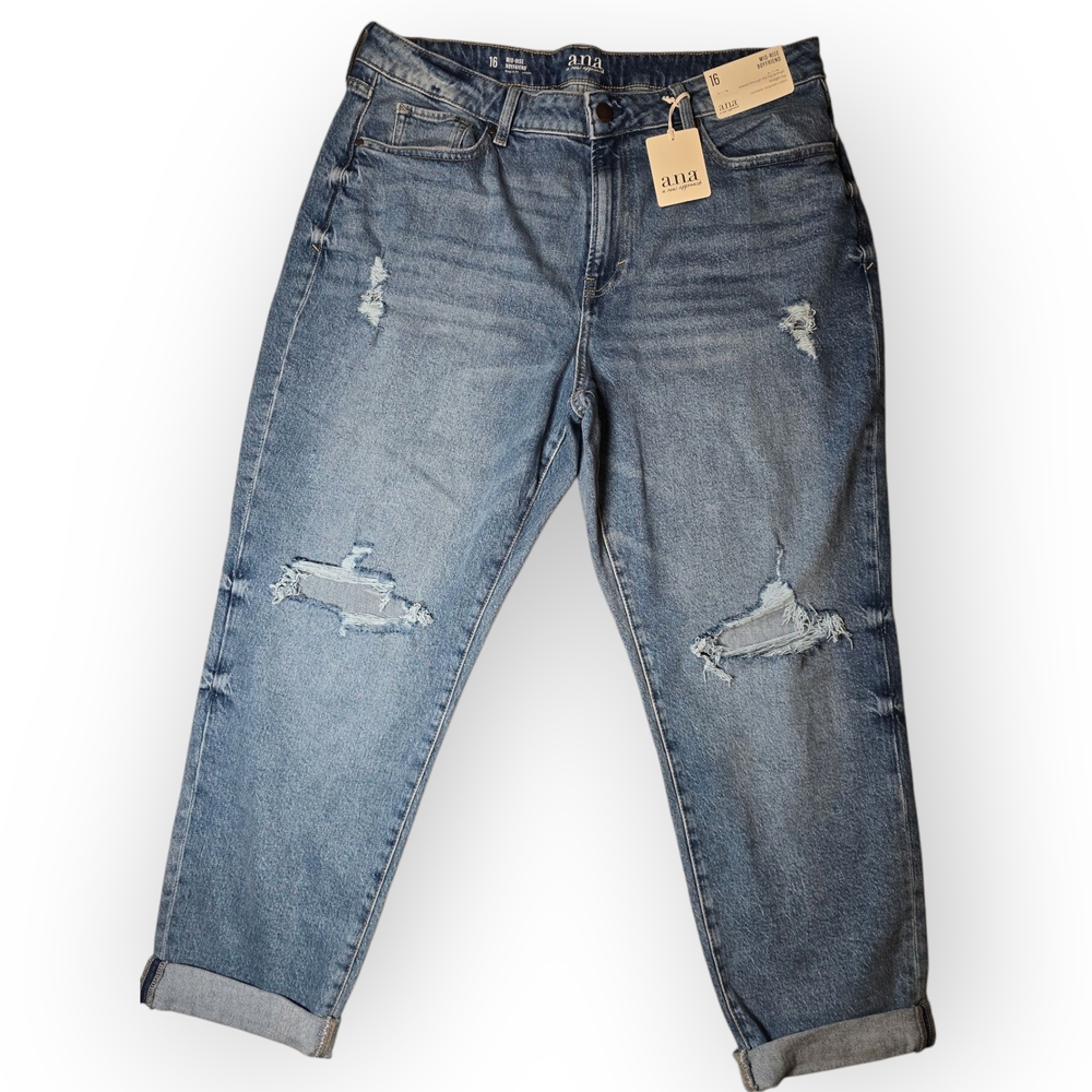 Ana Midrise Boyfriend Jeans NWT